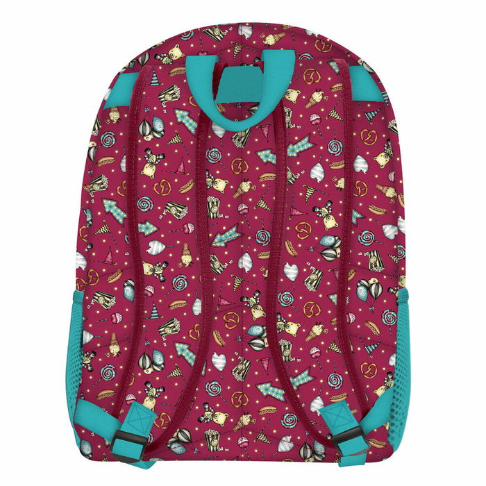 Mochila Escolar Gorjuss Fireworks Granate 31.5 x 40 x 22.5 cm