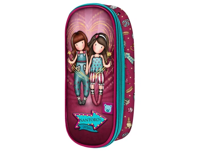 Safta Portatodo con Cremallera Gorjuss™ Fairground Fireworks Safta Portatodo con Cremallera Gorjuss™ Fairground Fireworks