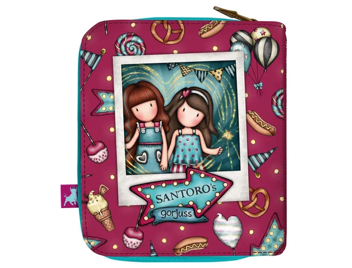 Safta Cartera Gorjuss™ Fairground Fireworks 10x12x3cm