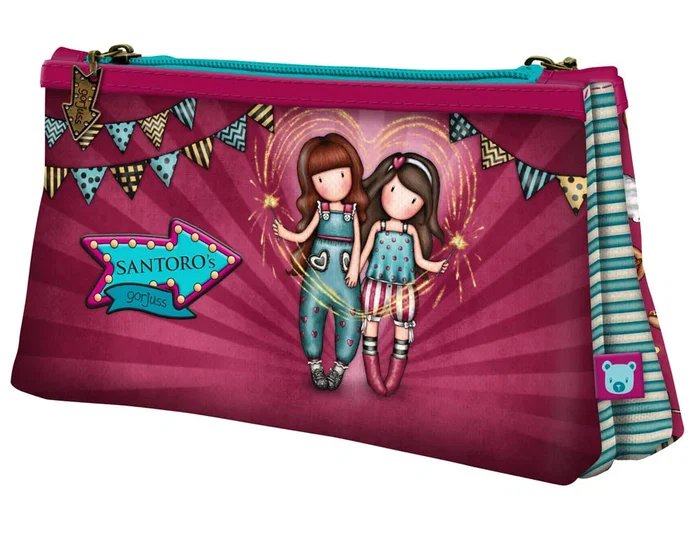 Safta Portatodo Doble Gorjuss™ Fairground Fireworks