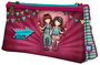 Portatodo Doble Gorjuss Fireworks Granate (21.5 x 11,5 x 5 cm)