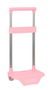 Carro Safta Rosa claro 22 x 67.5 x 17 cm