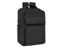 Safta Mochila Business con 2 bolsillos, para portátil de 15,6'' y USB - Negra
