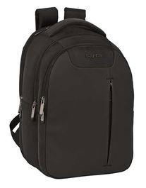 Mochila para Portátil y Tablet con Salida USB Safta Business Negro (31 x 45 x 23 cm)