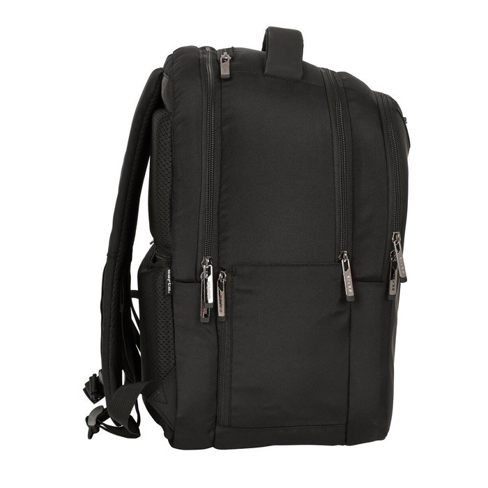 Safta Business Mochila para Portátil 15,6'' y 14,1'', Tablet 9,7'' con USB, Negra