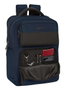 Safta Mochila Business portatil 15,6'' con USB, Azul Oscuro, 31x44x13cm