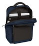 Safta Mochila Business portatil 15,6'' con USB, Azul Oscuro, 31x44x13cm