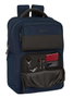 Safta Mochila Business portatil 15,6'' con USB, Azul Oscuro, 31x44x13cm