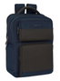 Safta Mochila Business portatil 15,6'' con USB, Azul Oscuro, 31x44x13cm