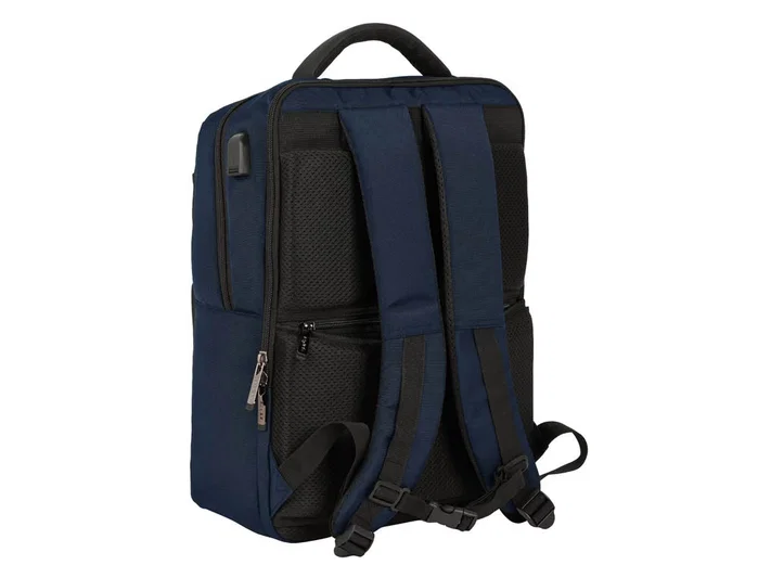 Safta Mochila Business 2 Bolsillos Portátil 15,6'' + USB Azul Oscuro Safta Mochila Business 2 Bolsillos Portátil 15,6'' + USB Azul Oscuro