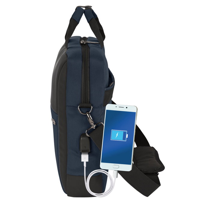Safta Maletín Business para Portátil 15,6 Pulgadas y Tablet, Azul Oscuro Safta Maletín Business para Portátil 15,6 Pulgadas y Tablet, Azul Oscuro