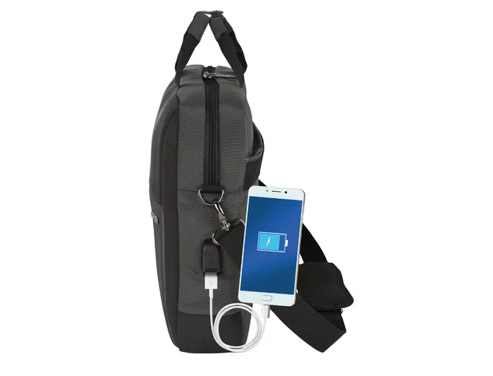 Safta Maletín Portatil 15,6+Tablet+Usb Safta Business Gris