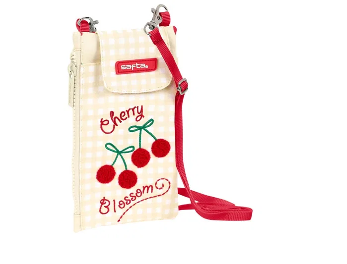 Safta Monedero Portamóvil Cherry 10x19 cm