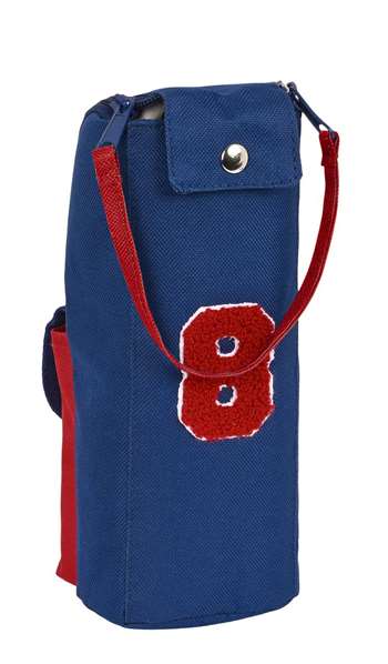 Estuche Escolar Safta University Rojo Azul marino (6 x 21 x 6 cm)