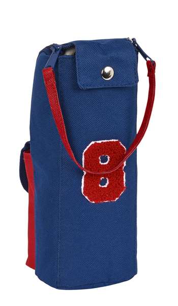 Estuche Escolar Safta University Rojo Azul marino (6 x 21 x 6 cm)