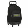 Safta Cartera Escolar Surf con Carro Compact Extraíble Negra