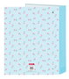 Carpeta de anillas BlackFit8 Mariposa Azul A4 27 x 33 x 6 cm