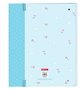 Carpeta de anillas BlackFit8 Mariposa A4 Azul claro (27 x 32 x 3.5 cm)
