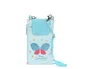 Safta Monedero Portamóvil Blackfit8 Mariposa Azul Claro