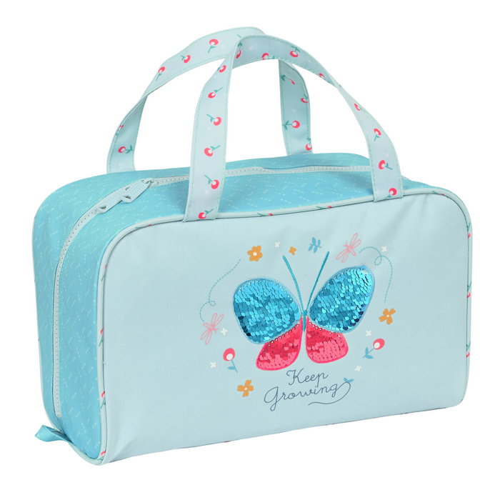 Neceser Escolar BlackFit8 Mariposa Azul 31 x 14 x 19 cm Neceser Escolar BlackFit8 Mariposa Azul 31 x 14 x 19 cm