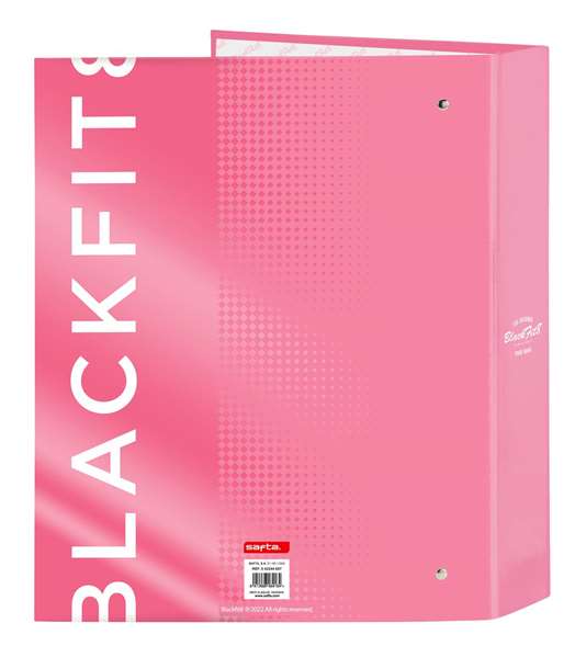 Carpeta de anillas BlackFit8 Glow up Rosa A4 27 x 33 x 6 cm