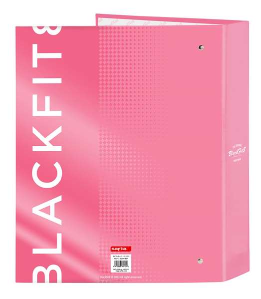 Carpeta de anillas BlackFit8 Glow up Rosa A4 27 x 33 x 6 cm