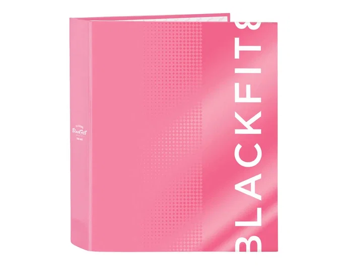 Safta Carpeta 4 Anillas Blackfit8 Glow Up Lomo Ancho Rosa
