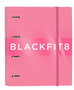 Carpeta de anillas BlackFit8 Glow up A4 Rosa (27 x 32 x 3.5 cm)