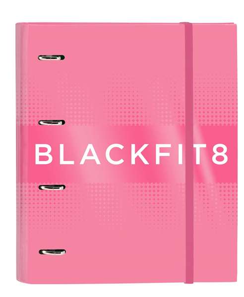 Carpeta de anillas BlackFit8 Glow up A4 Rosa (27 x 32 x 3.5 cm)