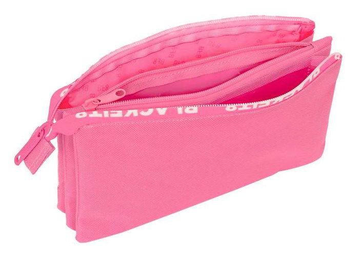 Portatodo Triple BlackFit8 Glow up Rosa (22 x 12 x 3 cm)