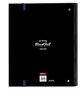 Carpeta de anillas BlackFit8 Urban A4 Negro Azul marino (27 x 32 x 3.5 cm)