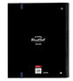 Carpeta de anillas BlackFit8 Urban A4 Negro Azul marino (27 x 32 x 3.5 cm)