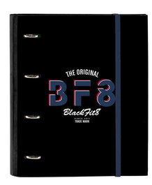 Carpeta de anillas BlackFit8 Urban A4 Negro Azul marino (27 x 32 x 3.5 cm)