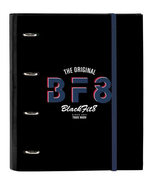 Carpeta de anillas BlackFit8 Urban A4 Negro Azul marino (27 x 32 x 3.5 cm) Carpeta de anillas BlackFit8 Urban A4 Negro Azul marino (27 x 32 x 3.5 cm)