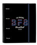 Carpeta de anillas BlackFit8 Urban A4 Negro Azul marino (27 x 32 x 3.5 cm)