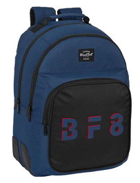 Mochila Escolar BlackFit8 Urban Negro Azul marino 32 x 42 x 15 cm