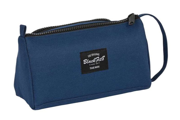 Estuche Escolar BlackFit8 Urban Negro Azul marino 20 x 11 x 8.5 cm