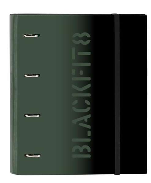 Carpeta de anillas BlackFit8 Gradient Negro Verde militar A4 27 x 33 x 6 cm