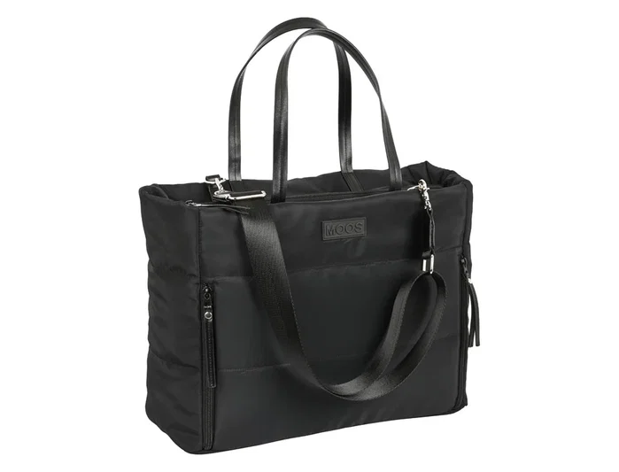 Safta Moos Capsula Bolso con bolsillo para portátil 14,1'' Negro