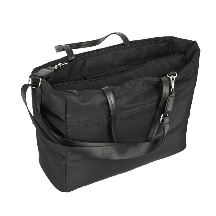 Safta Moos Capsula Bolso con bolsillo para portátil 14,1'' Negro