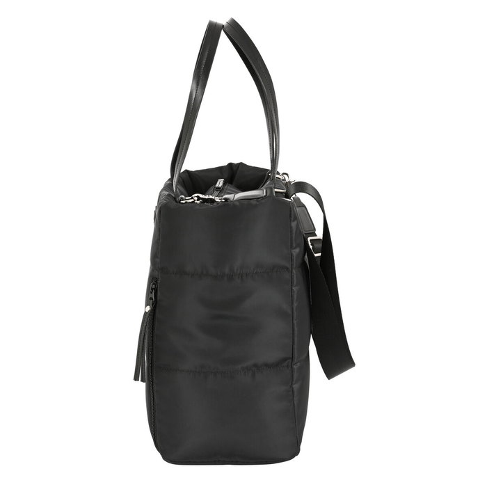 Safta Moos Capsula Bolso con bolsillo para portátil 14,1'' Negro