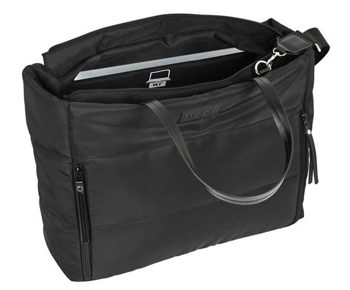 Safta Bolso con bolsillo para portátil 14.1'' Moos Cápsula acolchado Negro 54x31x17cm