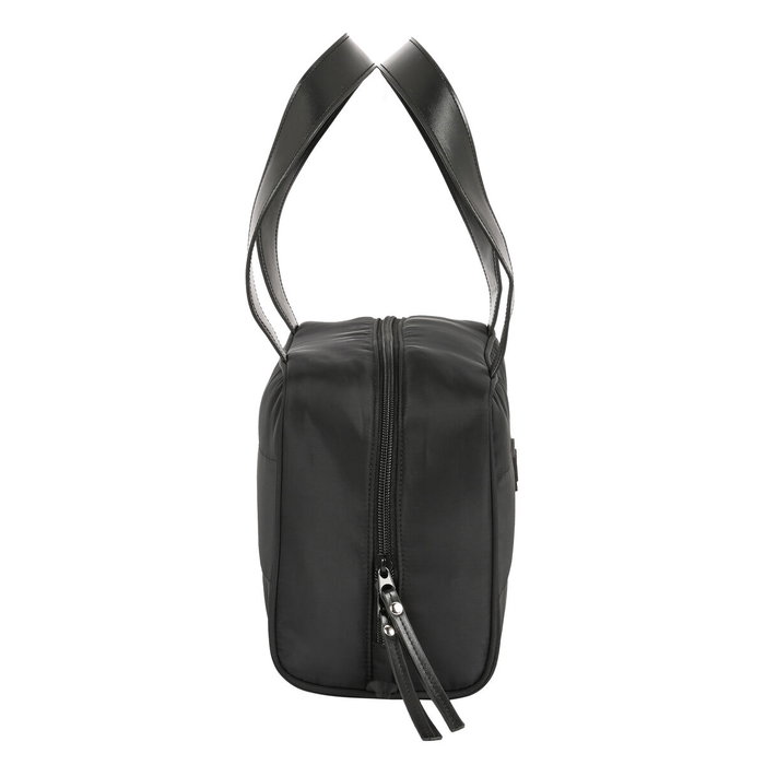Safta Neceser Rectangular Moos Capsula Acolchado Negro