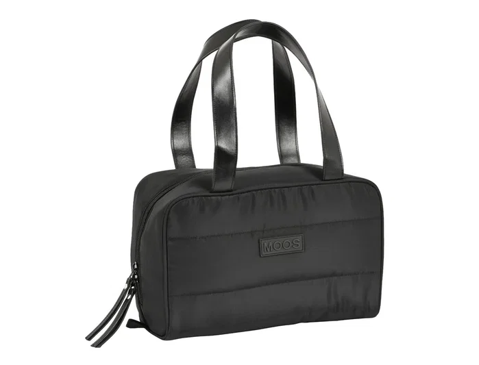 Safta Neceser Rectangular Moos Capsula Acolchado Negro