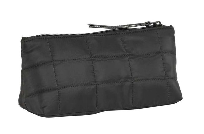 Safta Neceser Capsula Acolchado Negro 23x12x8cm