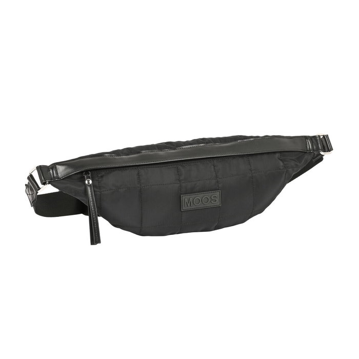 Safta Riñonera Moos Capsula Acolchado Negro