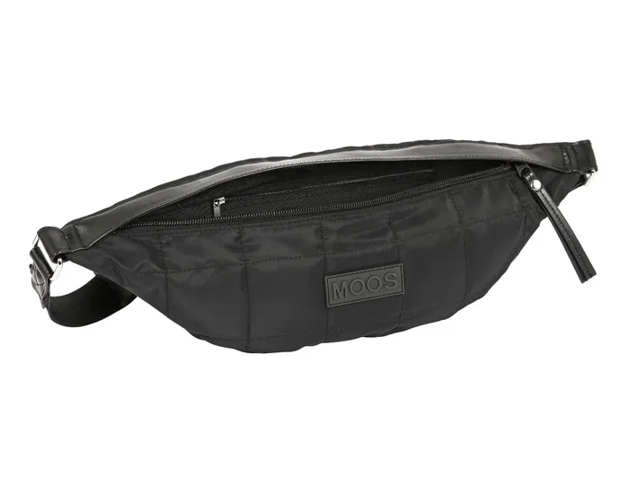Safta Riñonera Moos Capsula Acolchado Negro