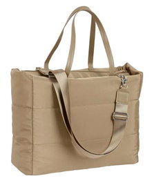 Safta Bolso con bolsillo para portátil 14,1'' Moos Cápsula acolchado Camel 54x31x17cm