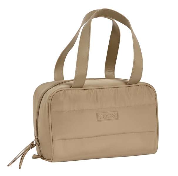 Safta Neceser Rectangular Moos Capsula Acolchado Camel 31x14x19cm