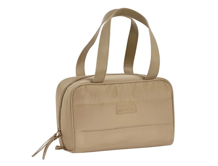 Safta Neceser Rectangular Moos Capsula Acolchado Camel 31x14x19cm